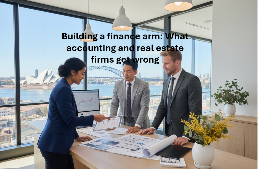 Building a finance arm: What accounting and real estate firms get wrong
